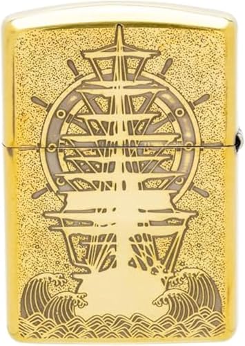 Encendedor Zippo Shell-World Map Oil con Grabado y Adhesivo miniatura 3