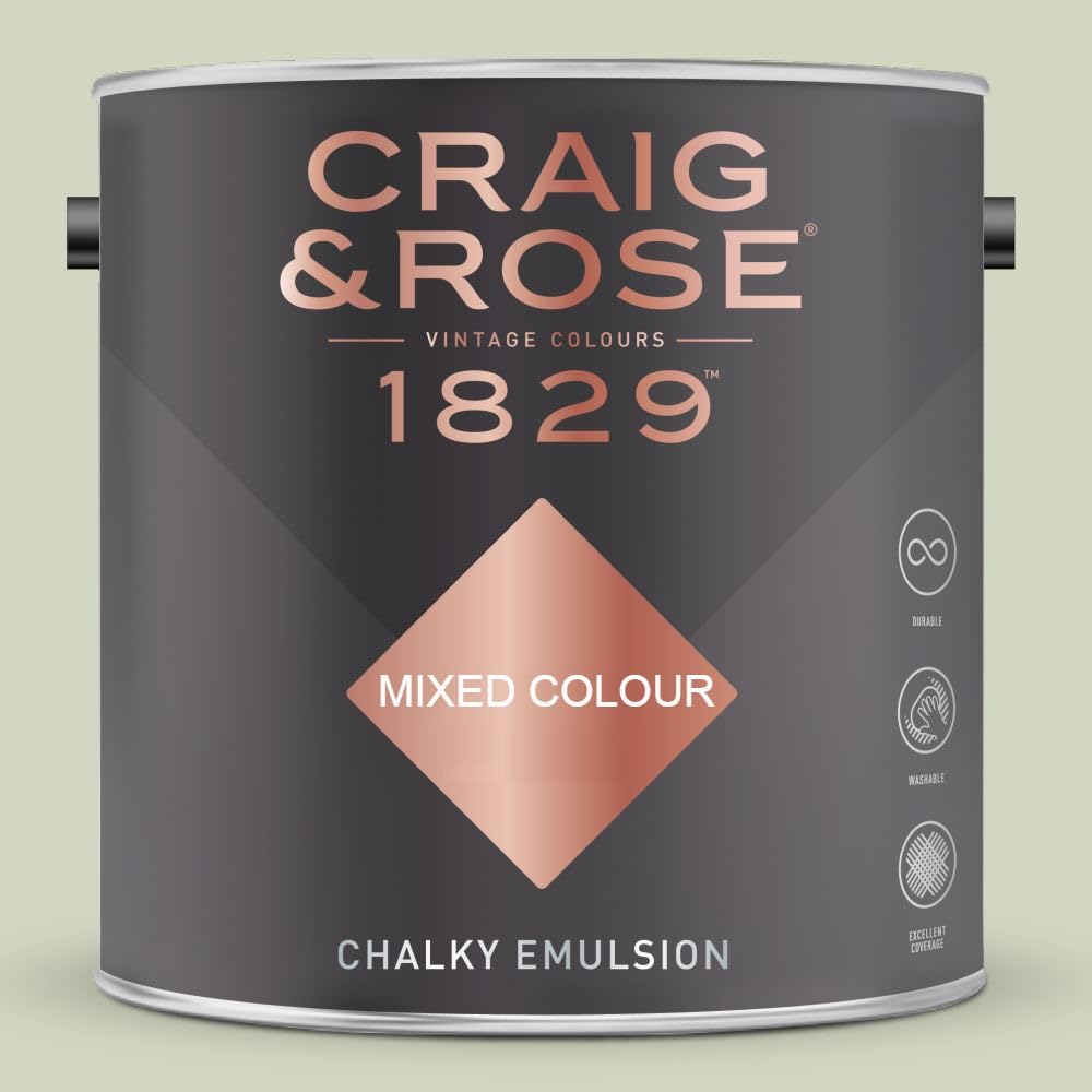 Paint Stop CRAIG & ROSE 1829 CHALKY EMULSION SOFT GREEN 2.5L