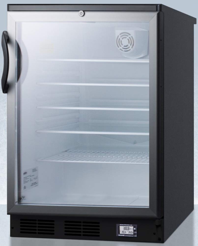 Accucold 24 Inch Built In Refrigerator SCR600BGLBINZ - View 2 | Fridge.com