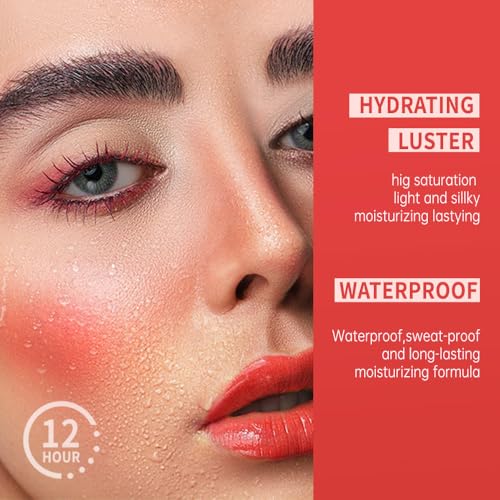 Image of Matte Creamy Lipstick for Women, Long Lasting Waterproof Velvet Lipstick, Lip Stick Crayon Buildable Blendable Creamy Color, Moisturizing Longwear Lip Makeup 04#