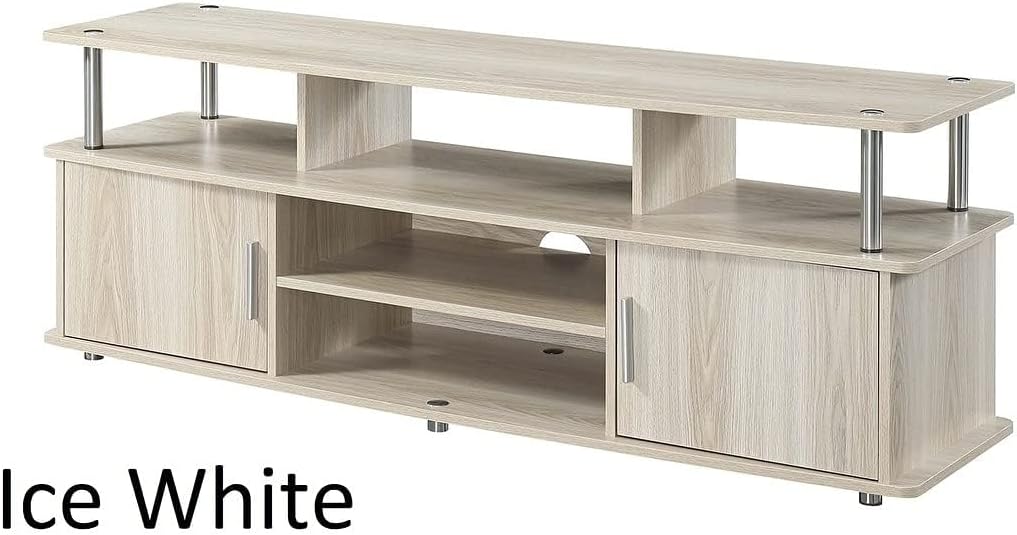 Convenience Concepts Designs2Go 60" Monterey TV Stand, White