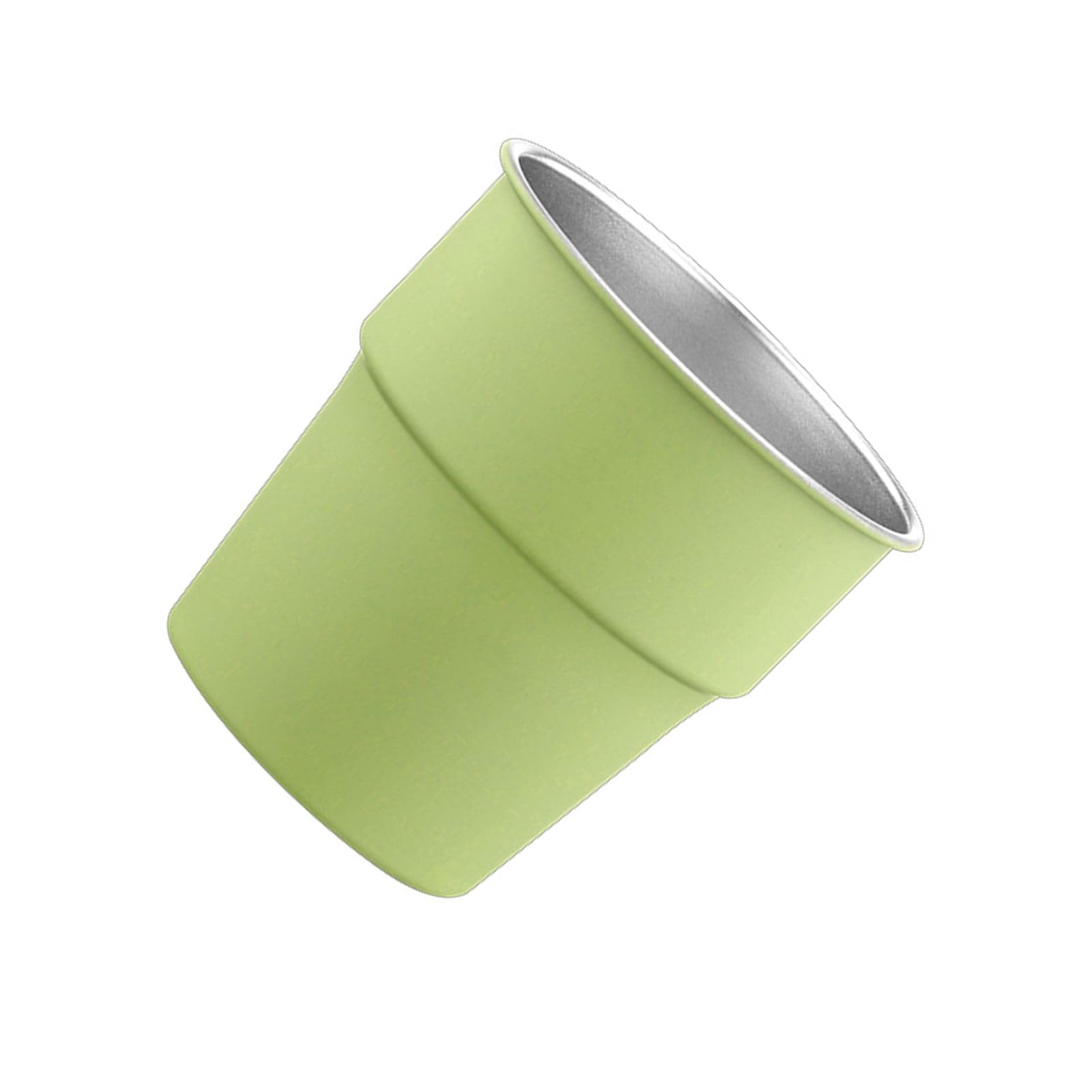 Xinsheinelry Of 6 Travel Cup Drinkware Set Coffee Cups 304Stainless Steel Texture Outdoor Cup Suitable for Coffee Drinking Camping
