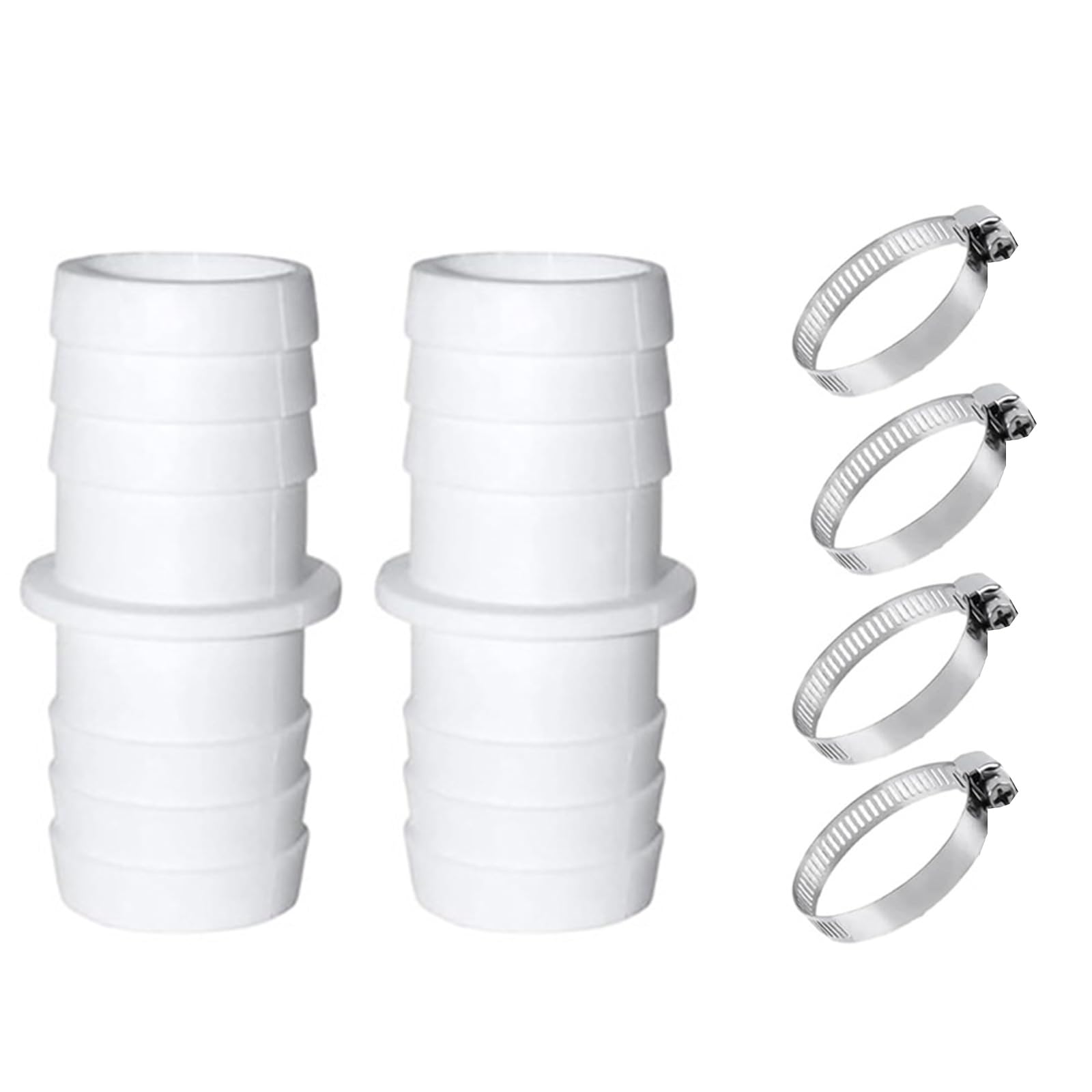2 Pool Vacuum Hose Coupler Set Flexible ABS Joint for Swimming Pool Equipment Hose Fitting