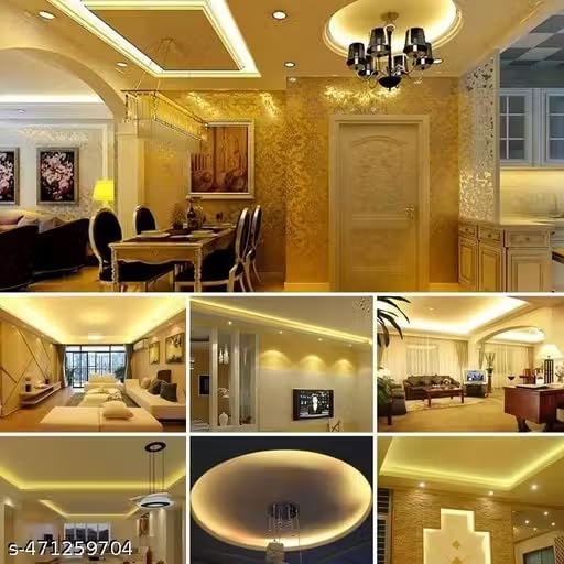 Image of ZALAR 20 Meter LED Strip Light Warm White, Flexible LED Light Strip for Home Decoration, Bedroom, Living Room, Diwali & Festival Decoration, Low Flicker
