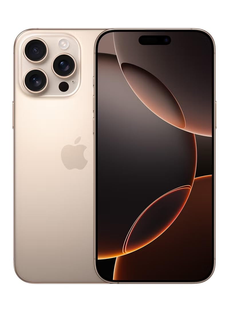 App-le 16 pro max- 256GB Desert Titanium 5G With FaceTime - International Version