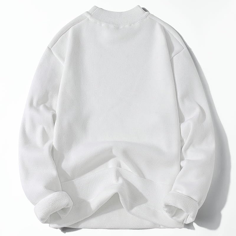 Pull en tricot homme de qualité supérieure à col mi-haut épais