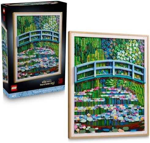 LEGO ART Claude Monet: Ponte sobre uma Lagoa de Lírios 31220 (3.179 Peças)
