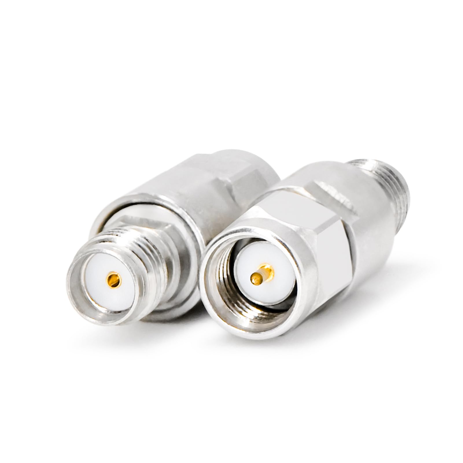 TOJOIN 12,4 GHz 10 dB RF attenuatore coassiale 2 W 50 Ohm SMA maschio a femmina RF coassiale SMA Attenuatore fisso, 2 attenuatori in rame