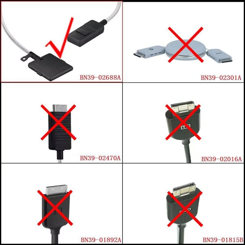 BN39-02688A One Connect Cable ONLY Replaced for Samsung QN85QN850AFXZA QN85QN800AFXZC QN65QN900AFXZA QN65QN900AFXZC QN75QN900AFXZA UHD QLED 8K Ultra TV Box