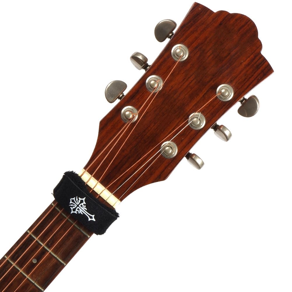 loweo Bande Sonore de Guitare à Flamme, Bande Muette, Bande Sonore de Basse, Bande Muette de Guitare, Élimine le Bruit, Prévient les Hurlements