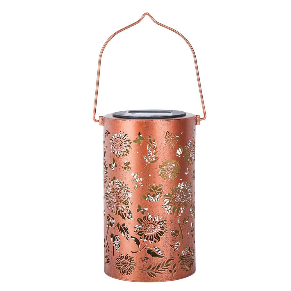 CTRLZS Sunflower Solar Lanterns Outdoor Waterproof, Birthday Gifts for Women Mom Grandma, Hanging Solar Lights for Yard, Patio