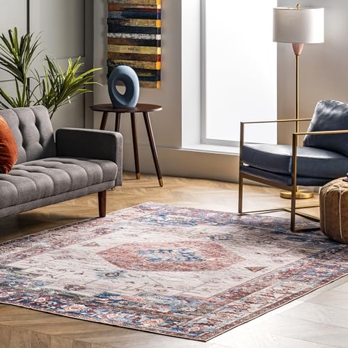 nuLOOM Eliza Machine Washable Traditional...