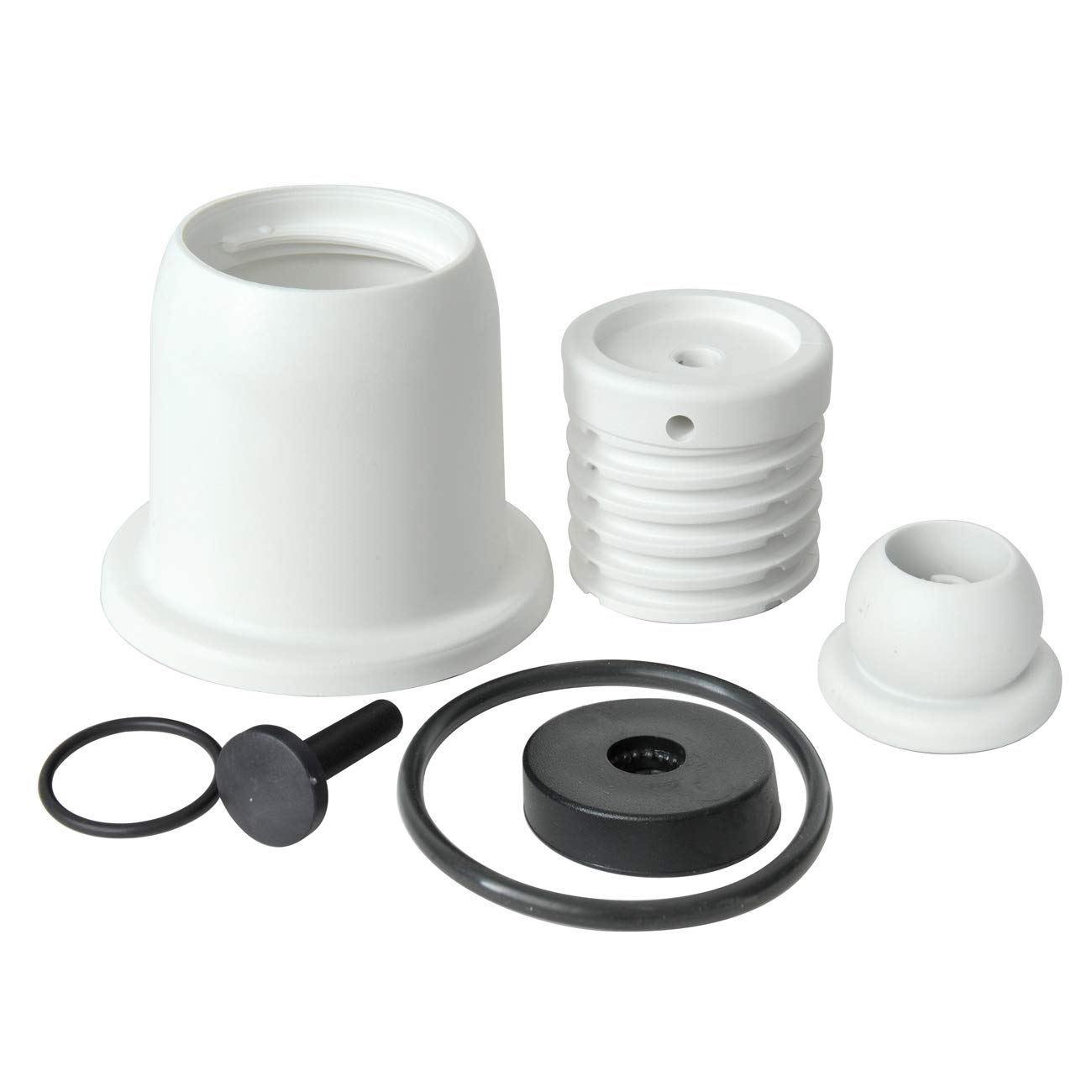 La Ventilazione ESB3B Kit 4 supporti regolabili con ralla a pavimento per unità esterne. Colore bianco
