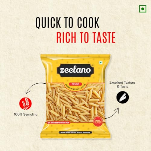 Image of ZEELANO Penne Pasta, 1kg, Durum Wheat Semolina