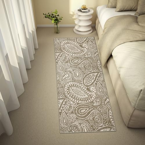 Image of Welspun Wonder-Full Polyester Carpet for Hall, Bedroom & Dining Area | 981 GSM | Anti-Skid | 2x5 Feet | Light Brown