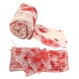 S.fields.inc 血まみれ包帯 血糊付き コスプレ ハロウィン 小道具 仮装小物 ホラー ゾンビメイク (5m)