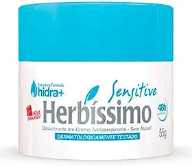 Desod. Creme Herb. Sensitive 55 Gr, Herbissimo