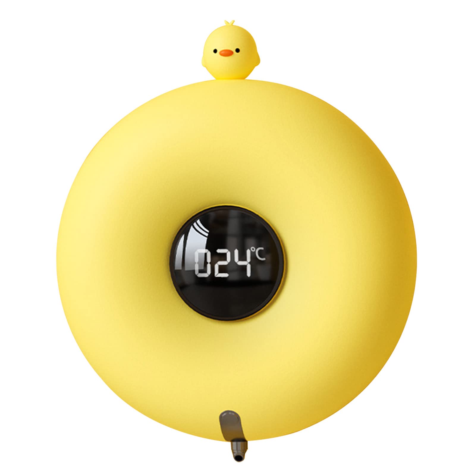 Yosoo Health Gear Automatischer Schaumseifenspender, Berührungsloser ABS-Seifenspender mit Infrarot-Induktion, LED-Anzeige, USB-C-Aufladung, 280 Ml für Badezimmer, Küche, Heimbüro (Yellow)