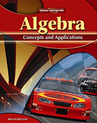 Algebra: Concepts and Applications, Student Edition (ALGEBRA: CONC. & APPLIC.)      1st Edition