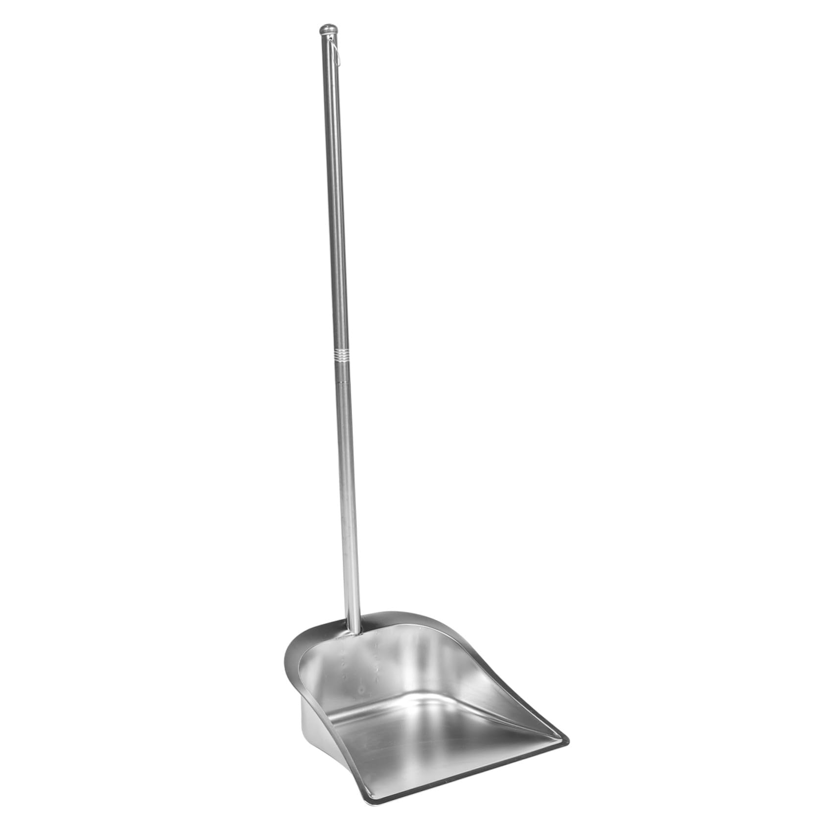 Pala per Rifiuti in Acciaio Inox, Manico, Uso Domestico