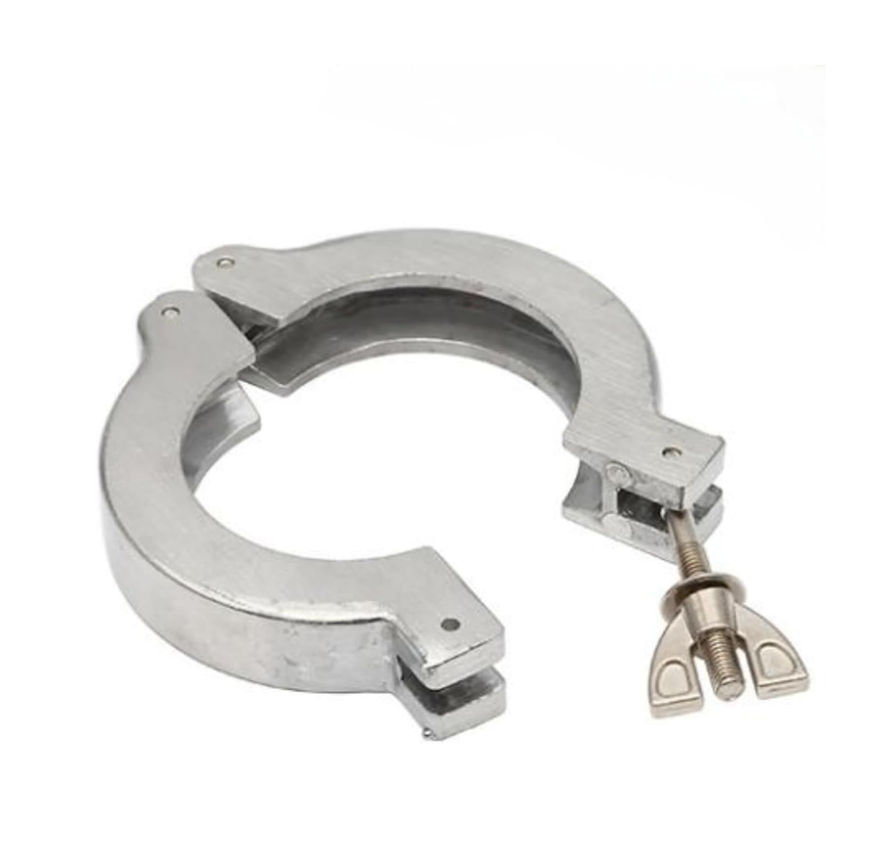 Bisagra de abrazadera rápida con brida de acero inoxidable ISO-KF, 2 uds., for accesorios de vacío, abrazadera de manguera de vacío con tuerca de mariposa(KF50)