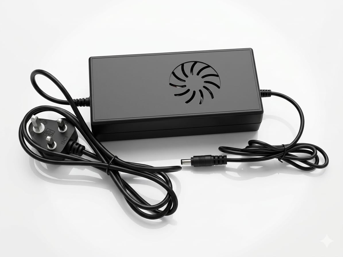 Candid 24V 5A Power Supply Adapter with 2.5mm Jack | 120W SMPS AC-DC Converter with Cooling Fan | 1M Cable, 3-Pin Plug | High Efficiency 85% | 2 Year Warranty-picture-16