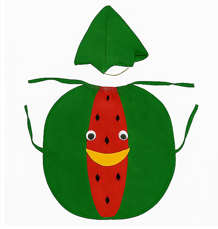 Image of FancyDressWale Fruit & Vegetable Fancy Dress Costume for Kids | Free Size 2-10 Years | School Fancy Dress, Stage Shows, Theme Parties