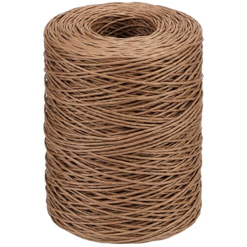 Syhood 673 Feet Floral Vine Bind Wire Rustic Craft Wire, Camel