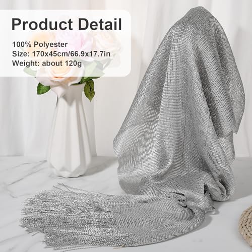 Jeffdad Women Shawls and Wraps for Evening Dress, Sparkling Shawls Wraps for Evening Dresses Party Wedding Bride Bridesmaid2