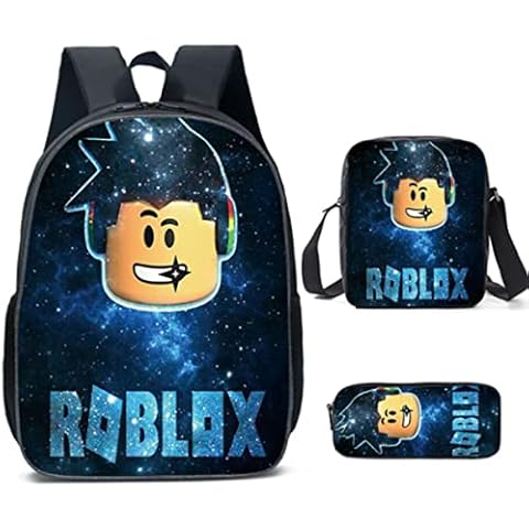 Gloostike Kids Backpack With Shoulder Bag and Pencil Case 3D Printing Cartoon Anime School Bag Leisure Travel Backpack Suitable for Boys and Girls (colour E), L Cover