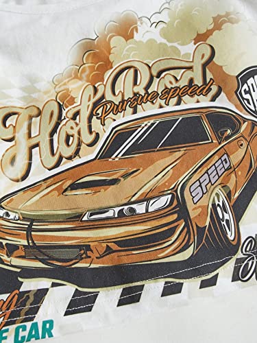 WDIRARA Women's Car Letter Graphic Print Scoop Neck Sleeveless Crop Tank Top Casual T Shirt Top3