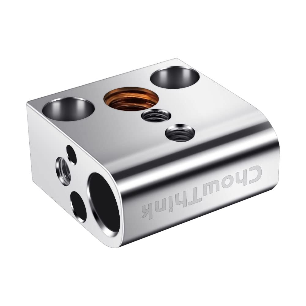 review 1-Pack High Temperature CR-10 Plated Copper Heater Block for MK8 Extruder Creality All Metal Hotend Ender 3s V2 Ender 3 pro Ender 5 Pro CR10 S4 S5 3D Printer