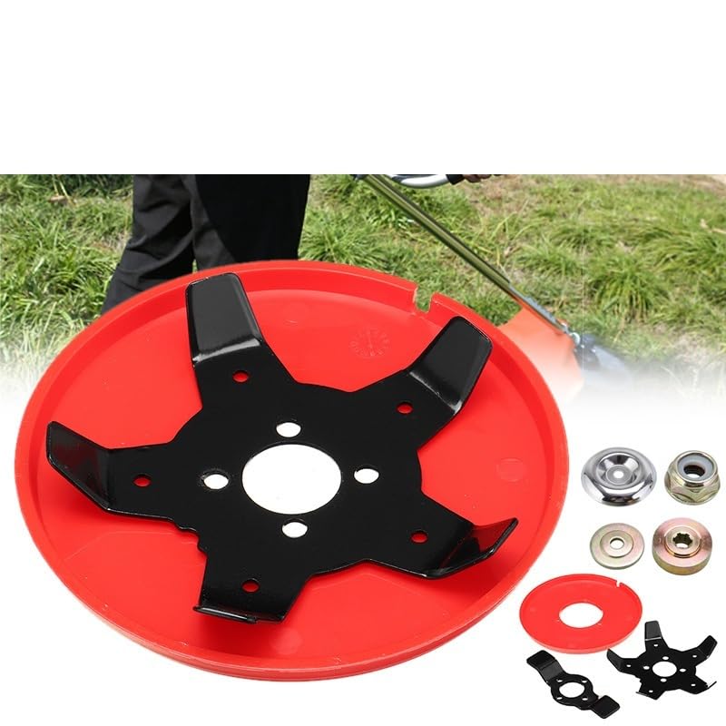 Compatibile con la testina a doppio scopo for diserbo e disco da taglio | Disco tagliente bidirezionale for attrezzature da diserbo e pulizia esterni(Head with 4 Parts)