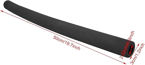 Miniatura 2 de Funda de agarre para manillar de bicicleta, empuñaduras de espuma, ergonómicas duraderas, negras, suaves, de espuma, para bicicleta, para adultos,