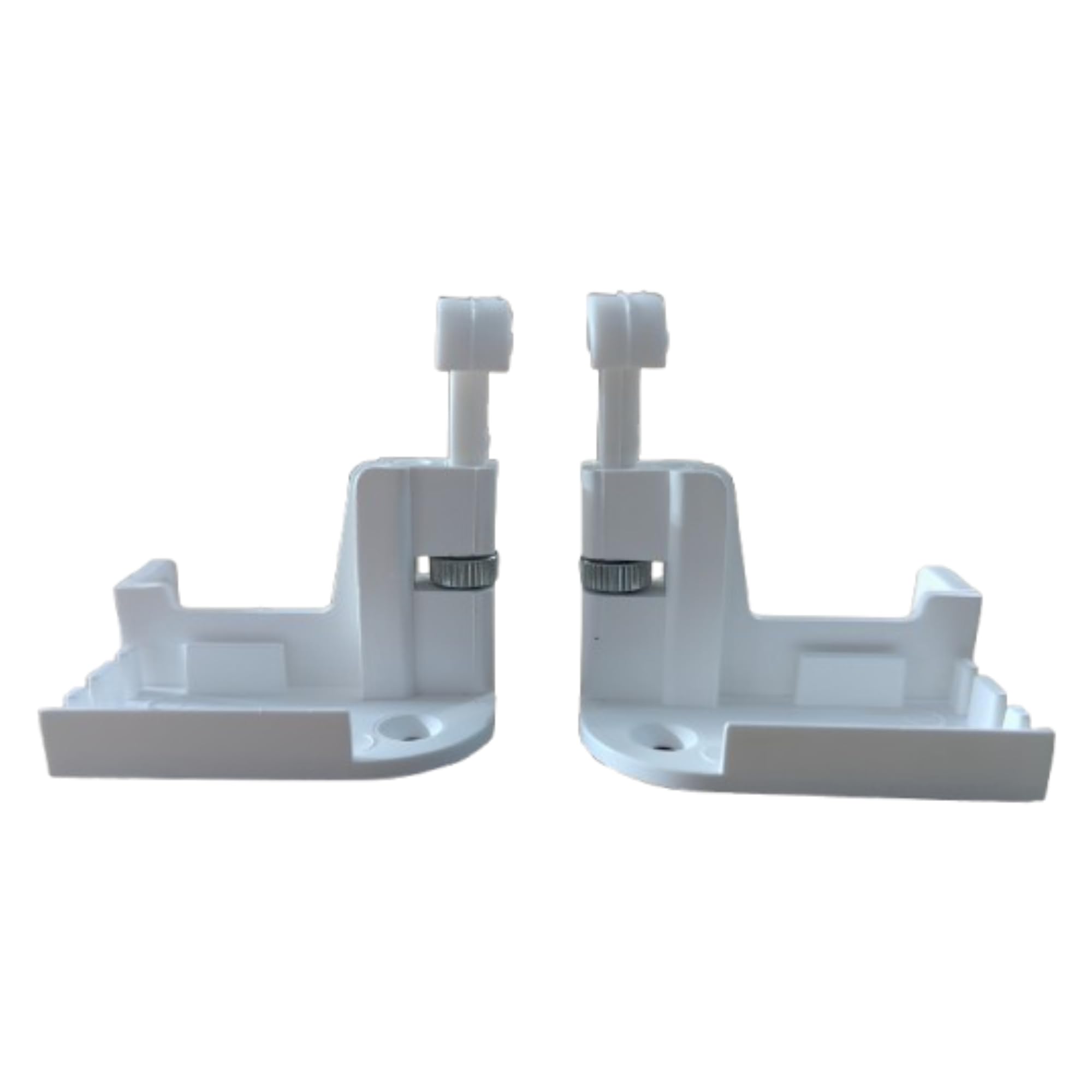 TELKES - Set of retainers for roll-up mosquito net. Brake with nut in white. Fastener regulator mosquito net 53 x 25 x 55 mm (1, White)