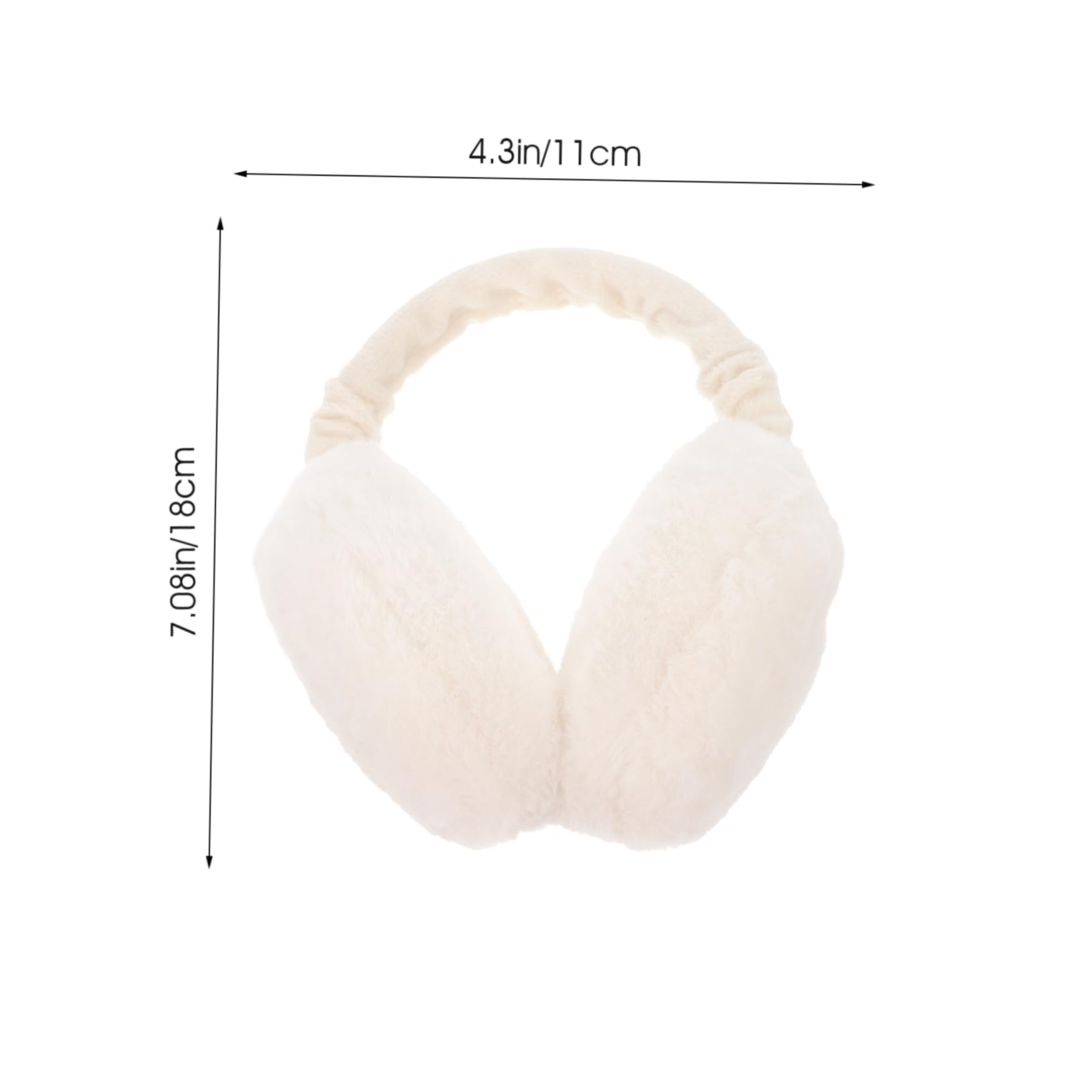 VALICLUD Orejeras De Invierno De Felpa Suave Para Mujer y Niña, Calentadores De Oídos Térmicos Para Clima Frío, Accesorio Para Usar Ropa De Invierno, Talla Única