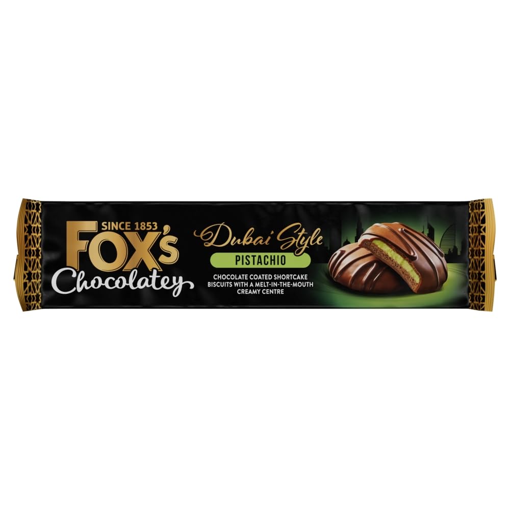 Fox's Chocolatey Indulgent Creams Dubai Style Pistachio 130g
