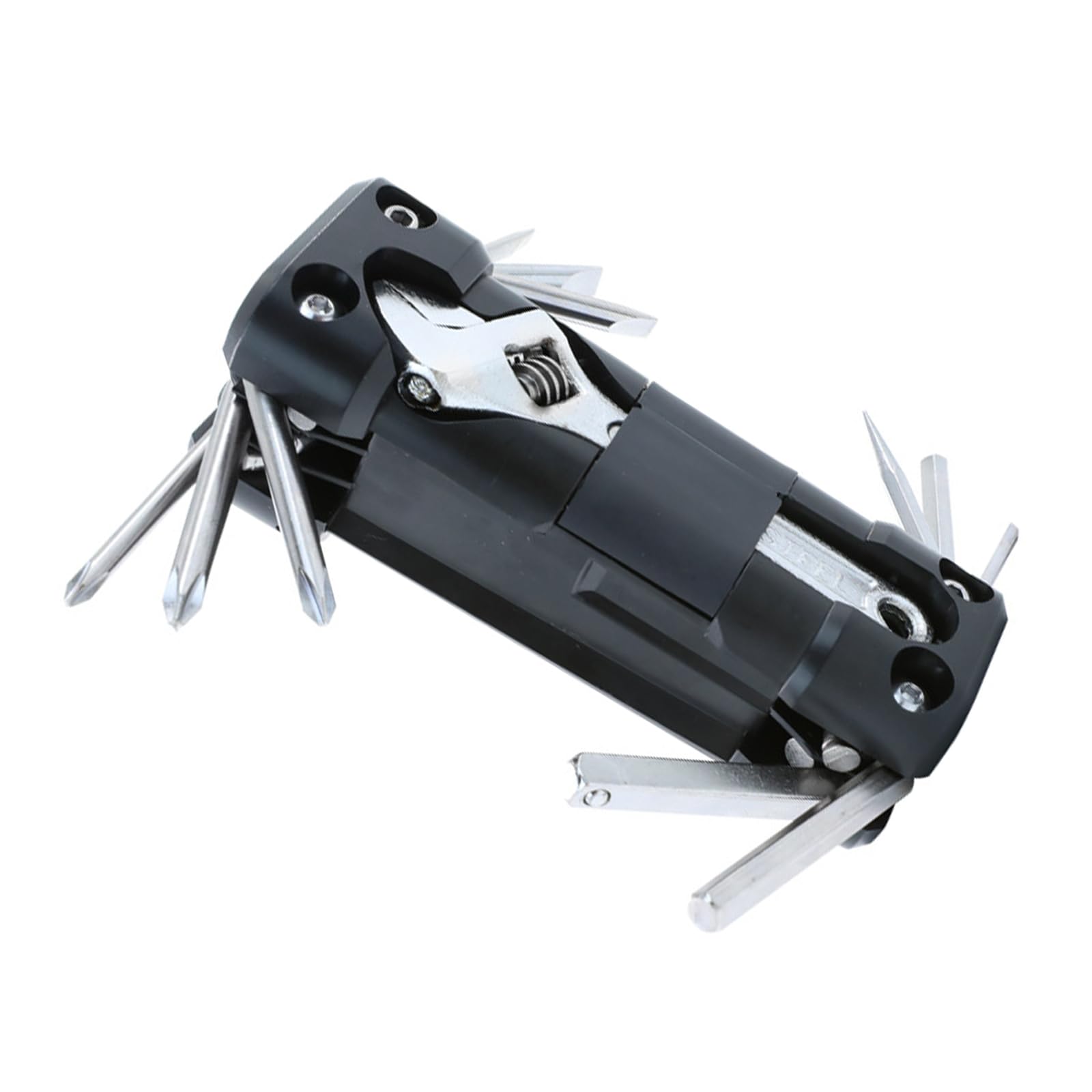 Professional Screwdriver Durability 16 Function Folded Mechanics for Roadside Repairs Professional Motorcycle Maintenance Tool