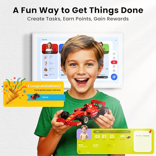 Image of 15.6'' Digital Calendar Touchscreen, Smart AI Wall Planner, No Subscription