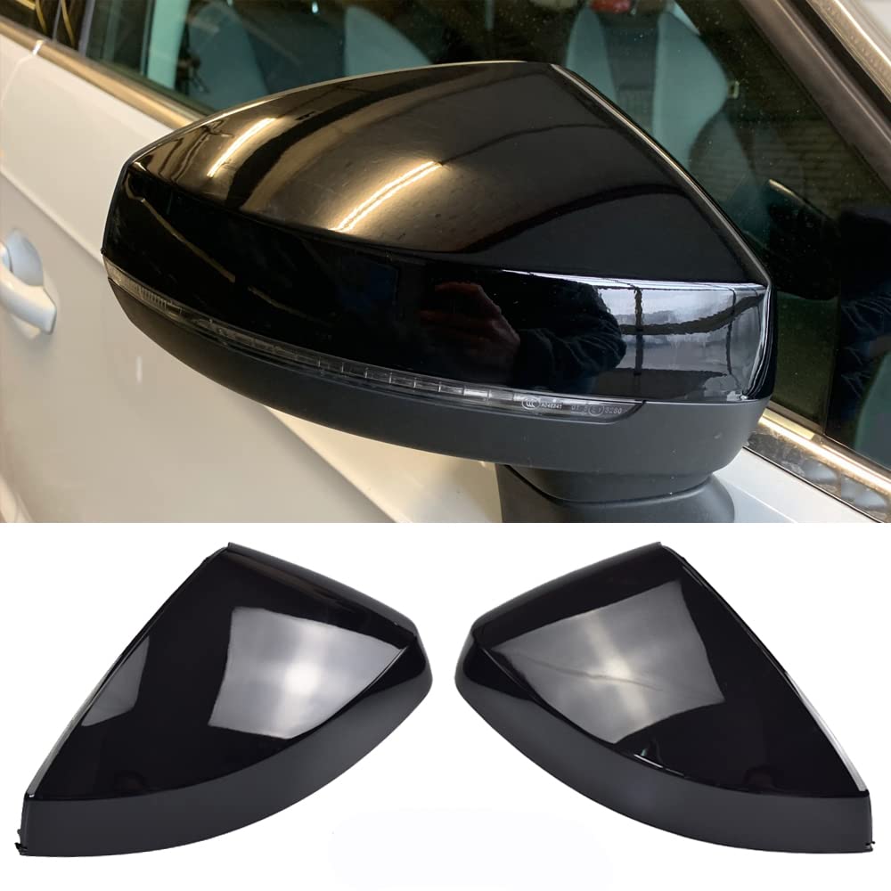 1 paio copri specchietto retrovisore copri specchietto retrovisore adatto per A3 S3 8V RS3 2013-2019 (nero brillante)