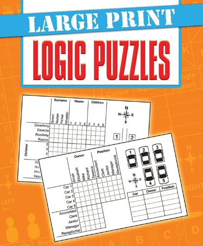 Large Logic Problem Large Print Logic Puzzles: Arcturus Publishing: 9780785828235: Amazon ...