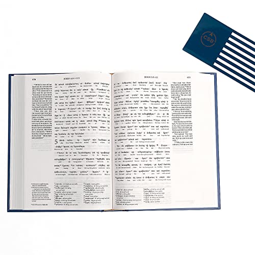 Image of Greek-English Interlinear CSB New Testament, Hardcover, Black Letter, NA28 Greek Text, English Gloss, Parsing Tools, Study Bookmark, Full CSB Text, Translation Notes, Easy-to-Read Type