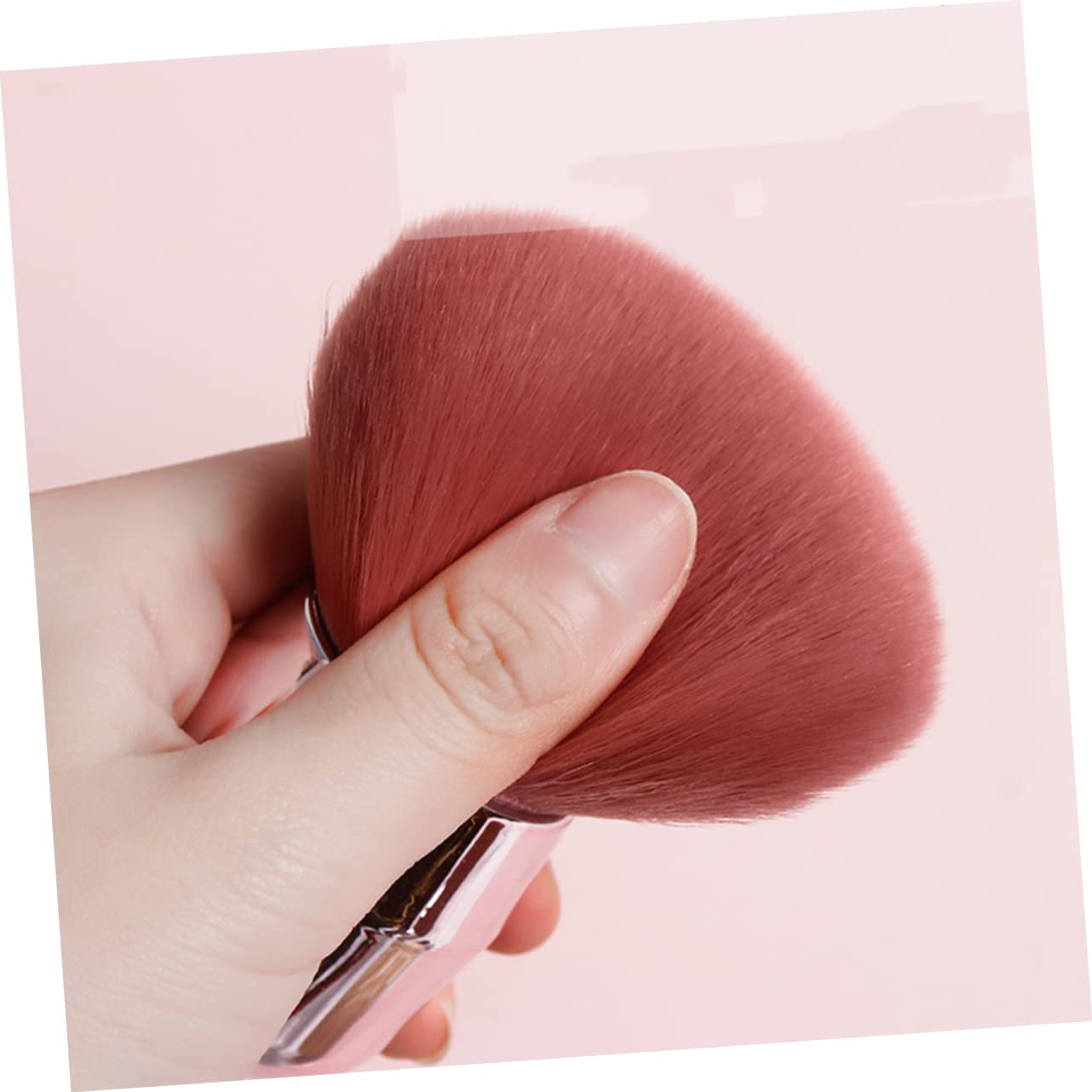 Mikinona 2pcs Makeup Mushroom Brush Set Blusher Powder Brush Portable Makeup Tools Quality