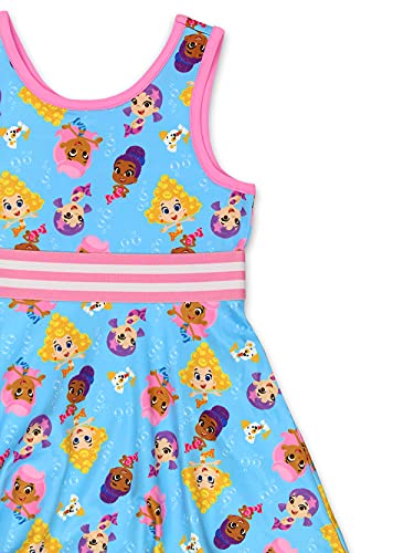 Bubble Guppies Toddler Girls Fit and Flare Ultra Soft Dress4