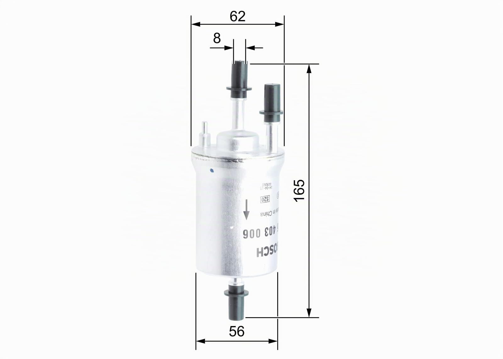 Bosch Filtro benzina F3006 - Separa le particelle dal carburante, protegge il sistema di iniezione | Compatibile con: AUDI A3, A3 Cabriolet, A3 Sportback, TT, TT Roadster, SEAT ALTEA, ALTEA XL, CORDOBA, IBIZA III, IBIZA IV