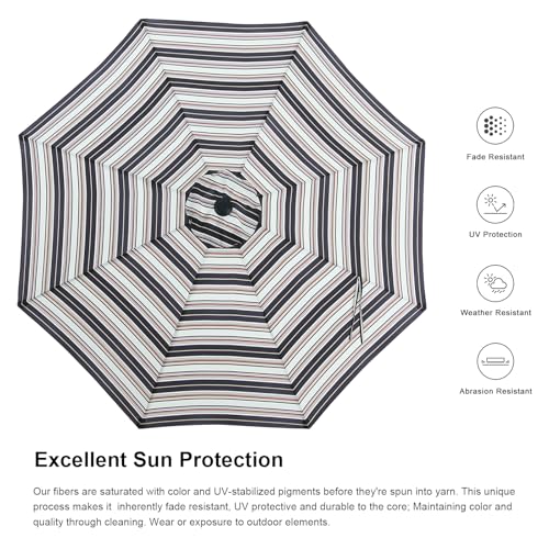 Image of ABCCANOPY 9FT Patio Umbrella Outdoor 8 Ribs Table Umbrella