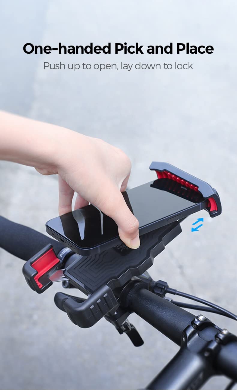 para los teléfonos móviles Dentro de 6,7 Pulgadas Soporte de teléfono para la Bicicleta Soporte de teléfono de la Motocicleta Suporte Scooter Kickstand Adecuado