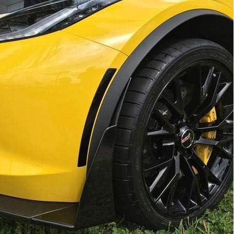 C7 Corvette Stingray, Grand Sport, Z06, ZR1 Blacked Out, Darkened LED Side Markers OEM Quality and Standards Complete Replacement Kit (Black) Cover