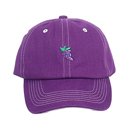 Casquette de baseball camionneur violette réglable broderie homme m
