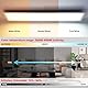 IEGLED Led Deckenleuchte Panel, 120x30 cm Deckenlampe Flach Dimmbar mit Fernbedienung, 40W Deckenpanel Lampe mit Memory Funktion, 3000K-6500K LED Lichtpanel für Wohnzimmer, Flur, Schlafzimmer, Weiß